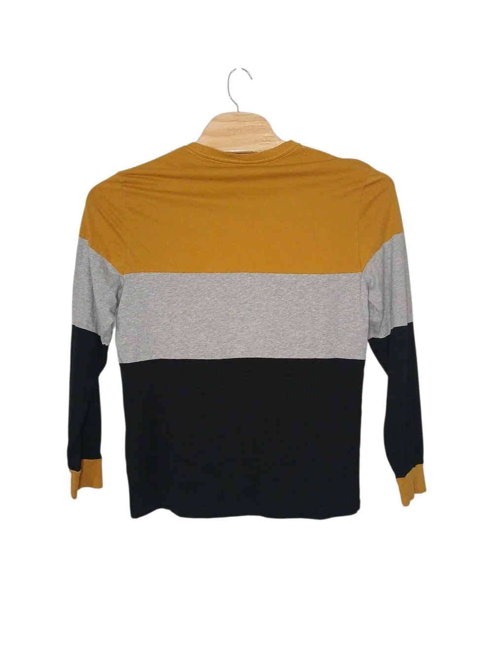 True Religion Men’s Colorblock Crew‎ Neck Tee —MUSTARD LARGE